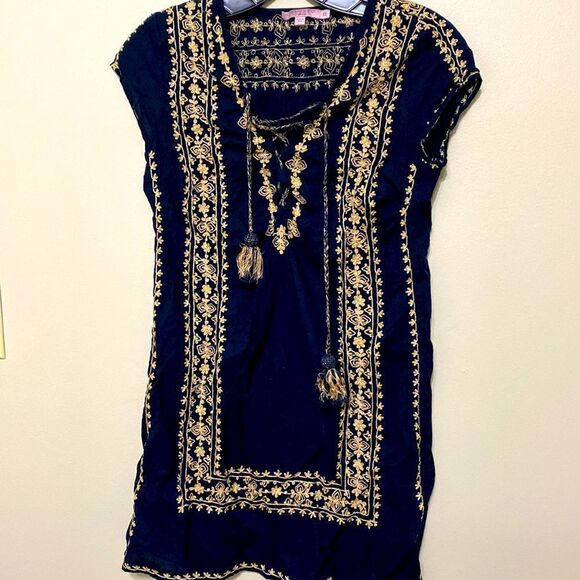 EUC Calypso St Barth Embroidered Tunic - Picture 1 of 5